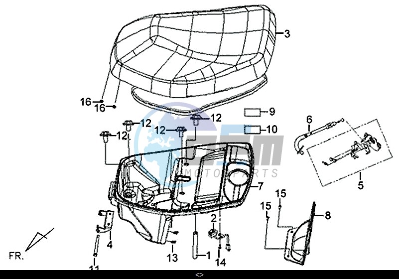 SEAT REAR GRIP