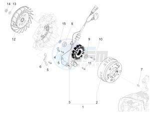 Liberty 150 4t 3v ie lem drawing Flywheel magneto