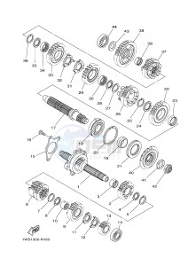 MT07A MT-07 ABS 700 (1XBA 1XBB) drawing TRANSMISSION