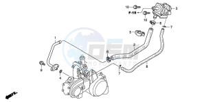 TRX90EX SPORTRAX90 drawing AIR SUCTION VALVE