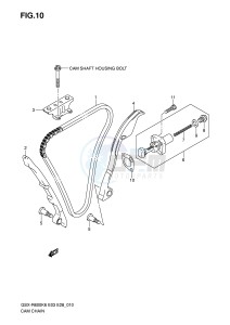 GSX-R600 (E3-E28) drawing CAM CHAIN