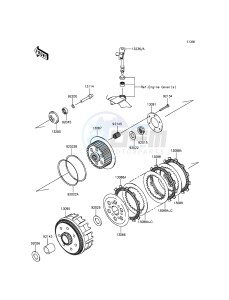 Z250SL BR250EGF XX (EU ME A(FRICA) drawing Clutch