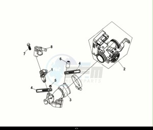 JET X 125I ABS (XH12WX-EU) (E5) (M1) drawing ECU SET