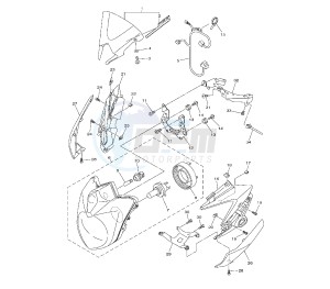 FZ8-N 800 drawing HEADLIGHT