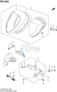 VL800 (E2) VOLUSIA drawing REAR COMBINATION LAMP (MODEL K9 L0)