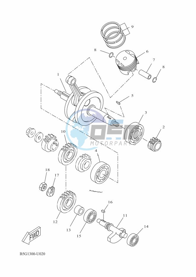 CRANKSHAFT & PISTON