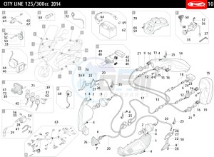 CITYLINE-IE-125-300-WHITE drawing ELECTRIC SYSTEM