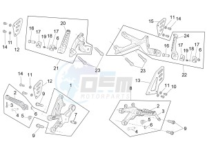 RSV4 1000 RR (APAC) (AUS, CP, NZ) drawing Foot rests