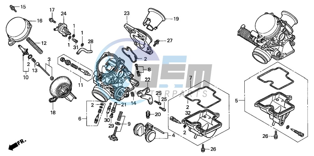 CARBURETOR (COMPONENT PARTS)