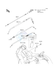 EX 650 A [NINJA 650R] (A6F-A8F) A8F drawing CABLES