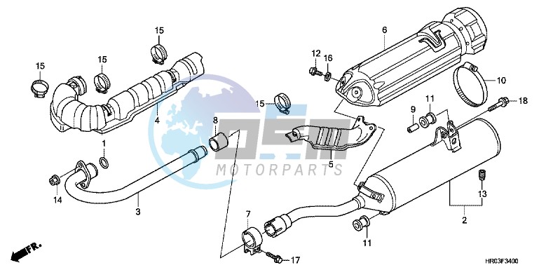 EXHAUST MUFFLER