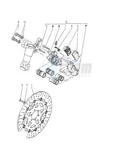 TZR RR 125 drawing FRONT BRAKE CALIPER