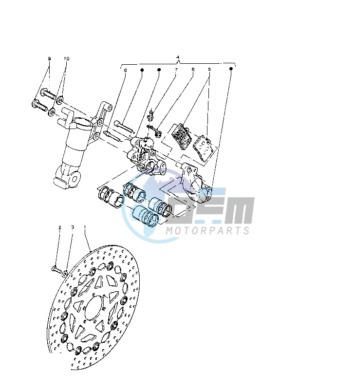 FRONT BRAKE CALIPER