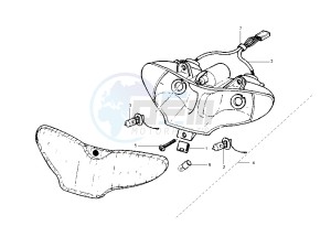 Runner POGGIALI 50 drawing Head lamp