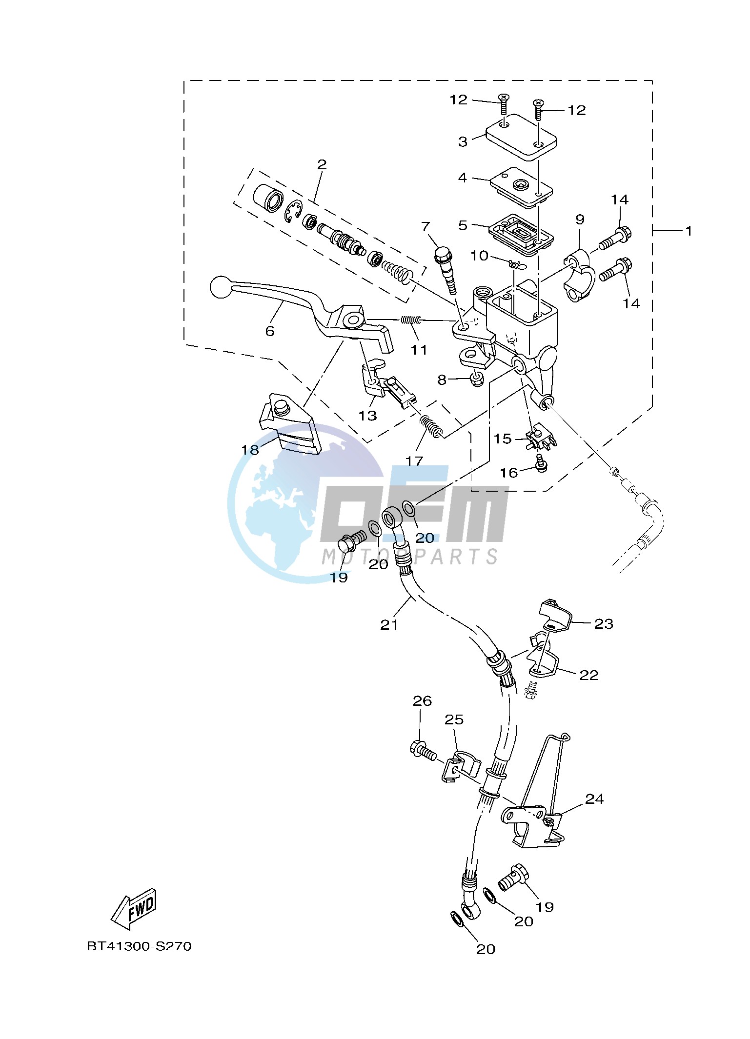 FRONT MASTER CYLINDER