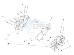 RS4 50 2T (CH, EU, JP) drawing Crankcases I