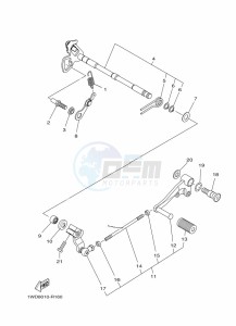 MT-25 MTN250-A (BGJ3) drawing SHIFT SHAFT