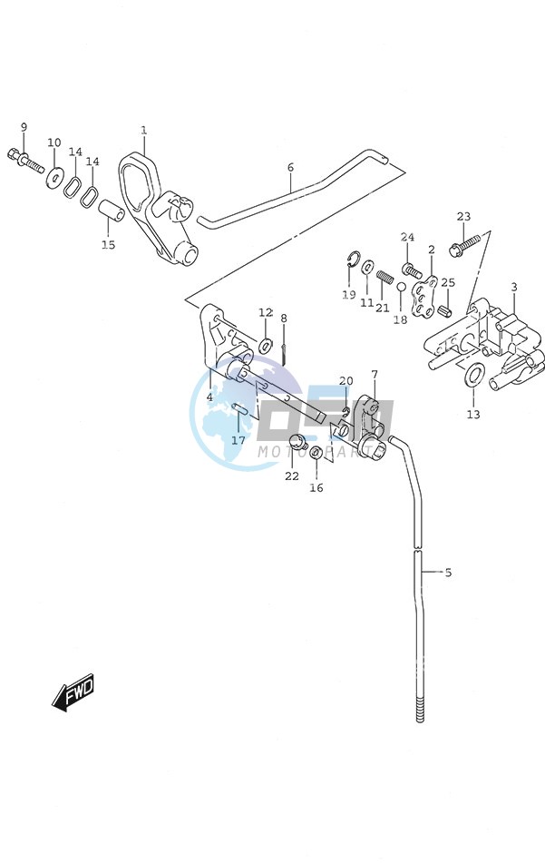 Clutch Rod - Non-Remote Control