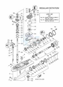 F300BETU drawing PROPELLER-HOUSING-AND-TRANSMISSION-1