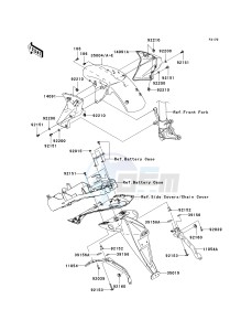 ZR 1000 B [Z1000 EUROPEAN] (B7F-B9F) 0B9F drawing FENDERS