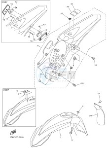 WR250F (2GB7 2GB8 2GB9) drawing FENDER