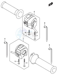 GSX-R125 drawing HANDLE SWITCH