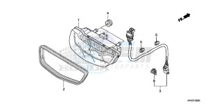 TRX420FMD TRX420 Europe Direct - (ED) drawing TAILLIGHT