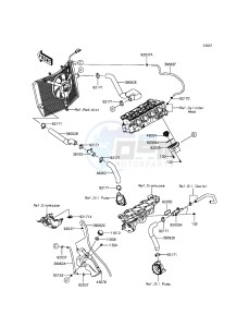 NINJA_ZX-6R ZX636EEF FR GB XX (EU ME A(FRICA) drawing Water Pipe