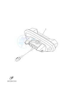 MT-09 TRACER MT09TRA TRACER 900 (2SCL) drawing TAILLIGHT