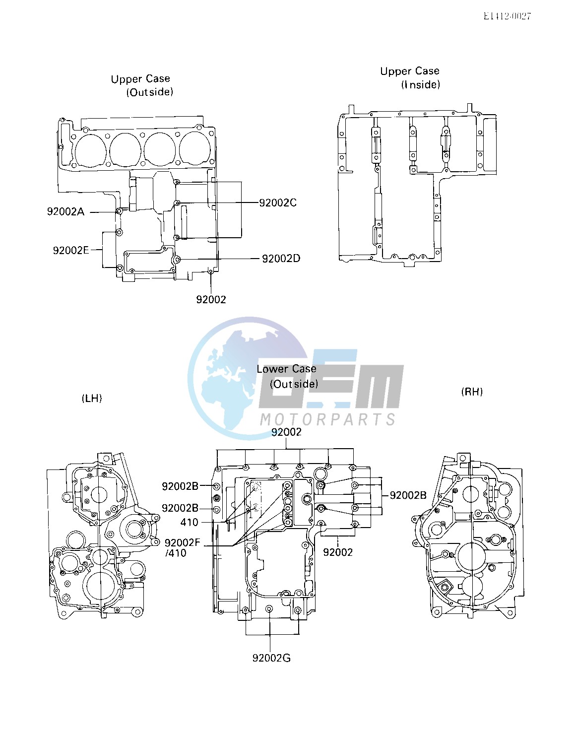 CRANKCASE BOLT PATTERN