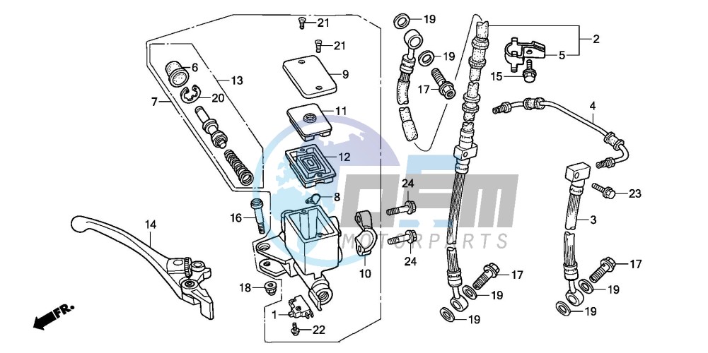 FRONT BRAKE MASTER CYLINDER (2)