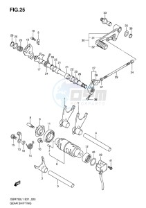 GSR750 EU drawing GEAR SHIFTING