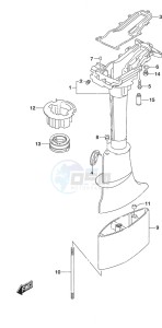 DF 6A drawing Drive Shaft Housing