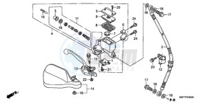 XL1000V9 Ireland - (EK) drawing FR. BRAKE MASTER CYLINDER (XL1000V)