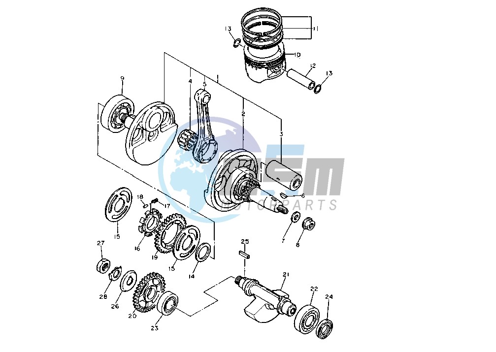 CRANKSHAFT PISTON