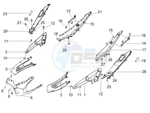 Runner 200 VXR 4t drawing Side cover - Spoiler