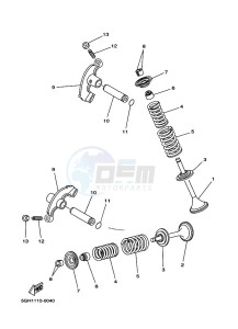 YFM450FWBD KODIAK 450 EPS (BEYL) drawing VALVE