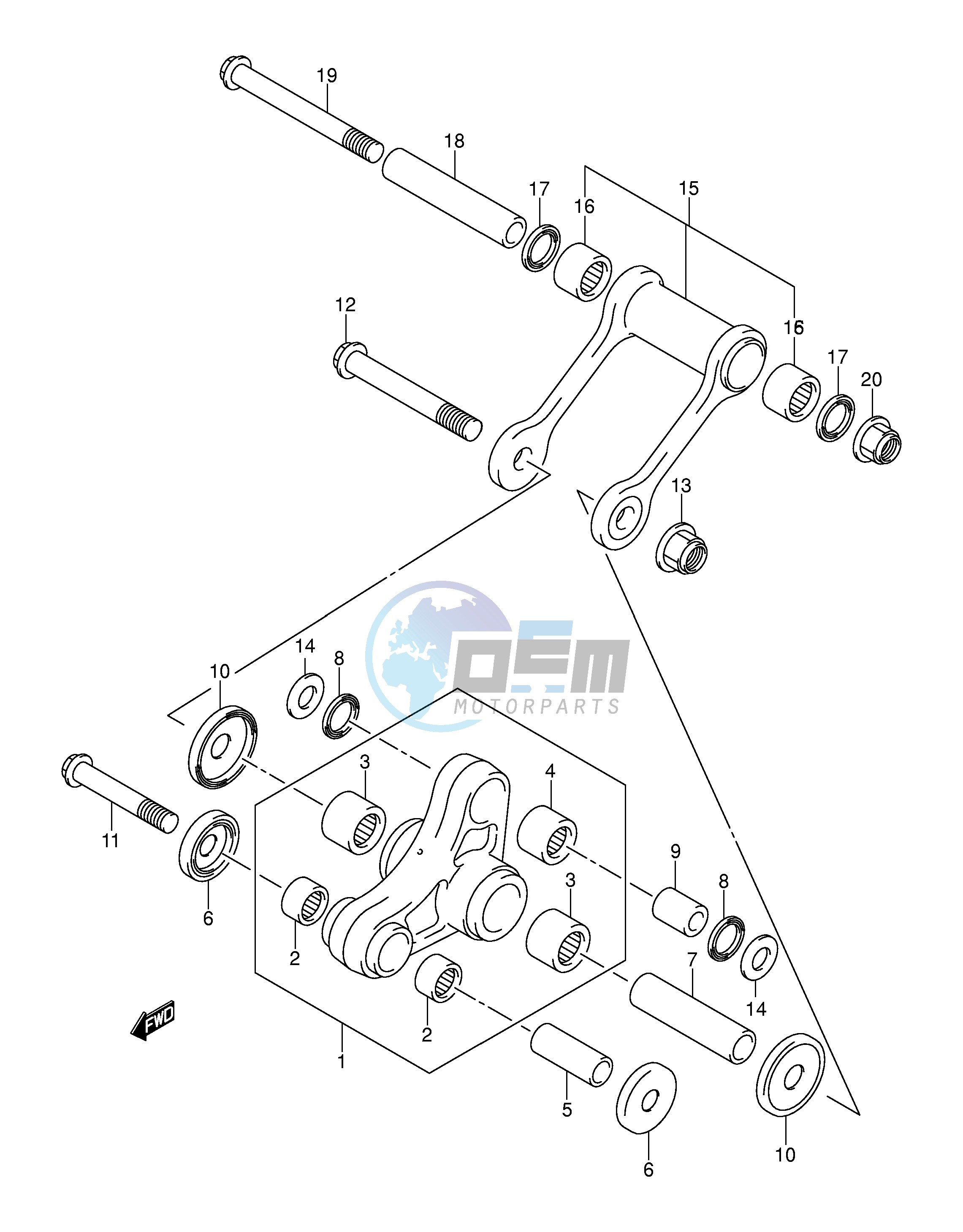 REAR CUSHION LEVER