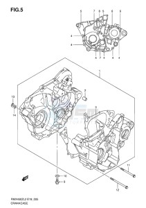 RMX450 drawing CRANKCASE