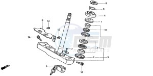 NV750C2 drawing STEERING STEM