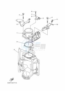 FL300BET1X drawing THROTTLE-BODY