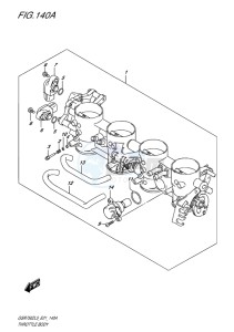 GSR750Z ABS EU drawing THROTTLE BODY