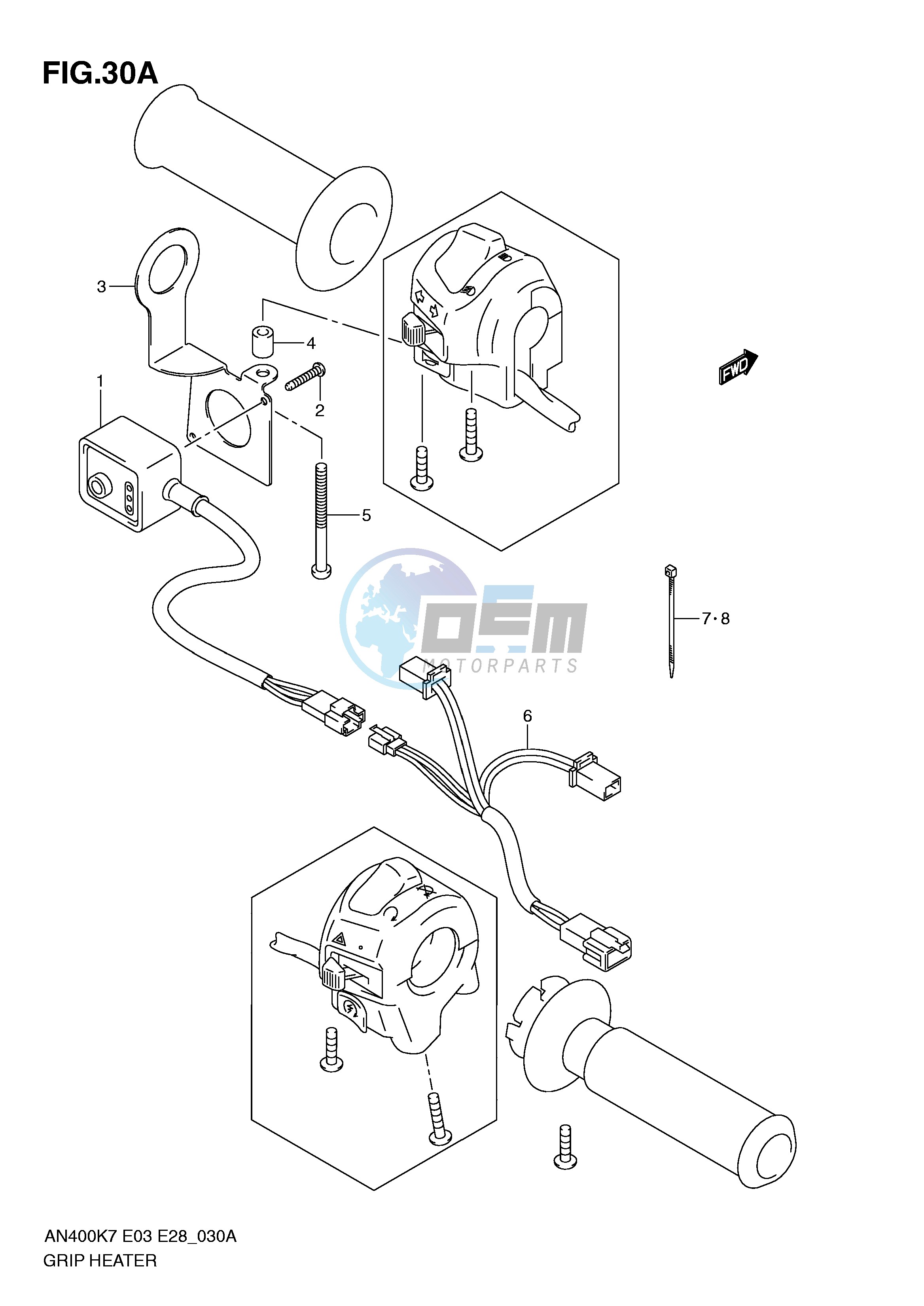 GRIP HEATER (AN400ZAL0)