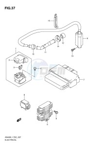 AN400 (E2) Burgman drawing ELECTRICAL