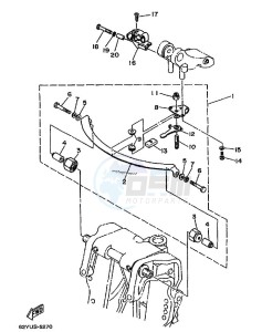 F50A drawing ALTERNATIVE-PARTS-2-STEERING-FRICTION