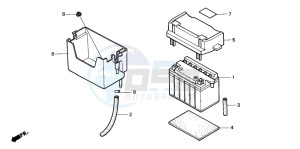 SH75 drawing BATTERY