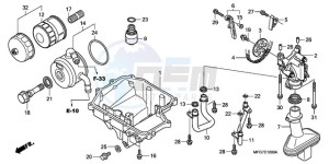 CB600FA9 UK - (E / ABS MKH) drawing OIL PAN/OIL PUMP