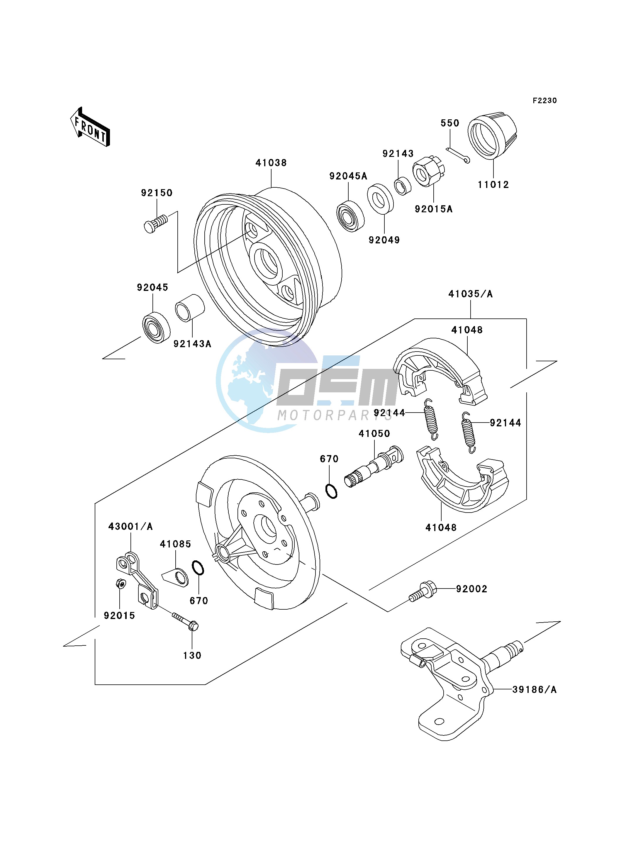 FRONT HUB