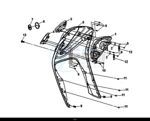 MIO 50I (25 KM/H) (FS05W1-NL) (E4) (L8-M0) drawing FR. COVER