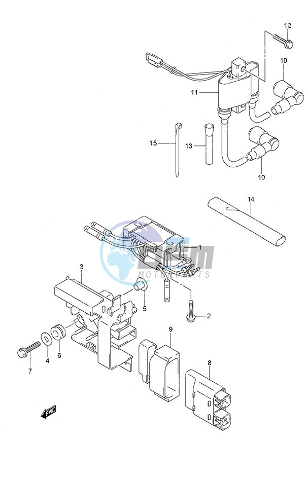 Rectifier/Ignition Coil Non-Remote Control